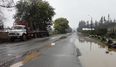 MAL ESTADO DE CAMINO ACCESO A PURÉN