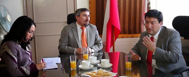 ALCALDE DE PURÉN CON SEREMI DEL TRABAJO