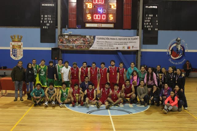 CAMPEONATO DE BASQUETBOL EN INVIERNO, EN PURÉN