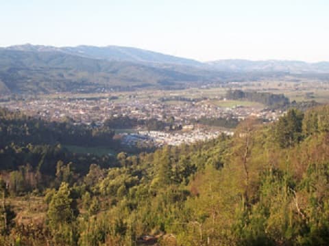 Vista Purén desde un cerro
