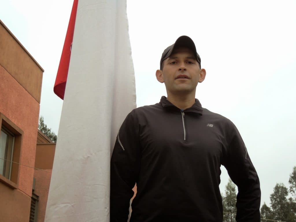 HERNAN SANZANA PINTO DE PURÉN A MARATÓN DE SANTIAGO