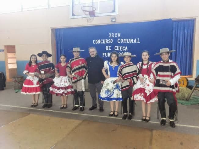 GANADORES CUECA ESCOLAR PUREN 2014