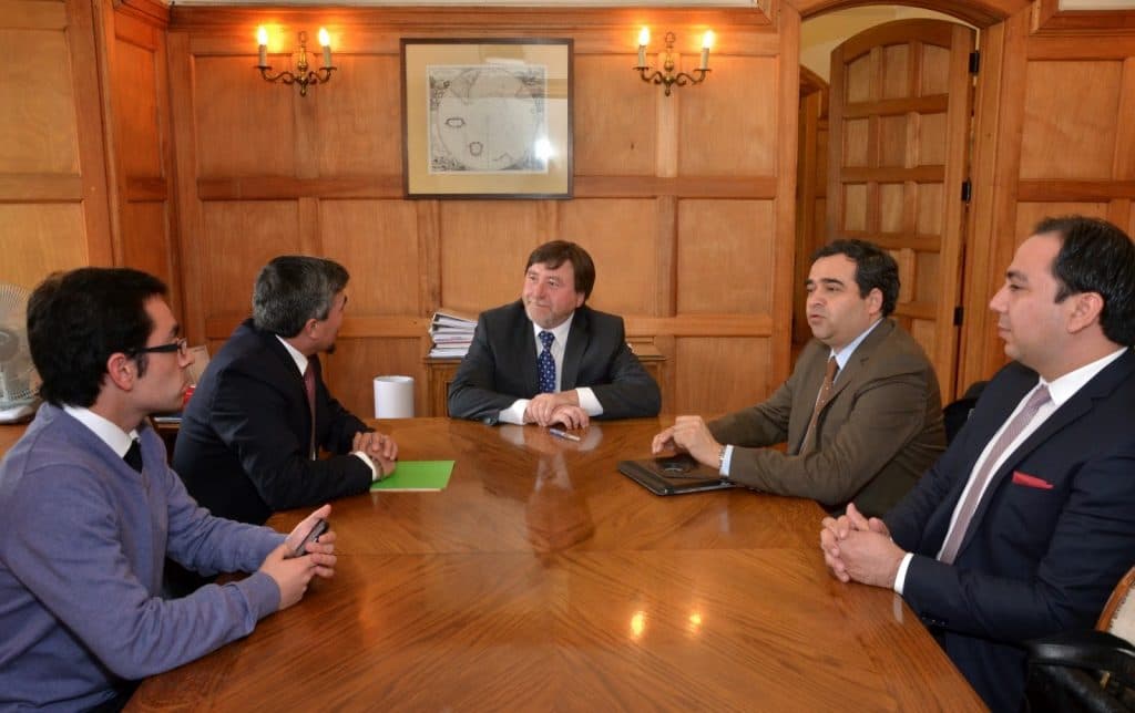 ALCALDE DE PURÉN CON SUBSECRETARIO DE LA SUBDERE