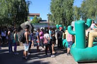 ENTRETENIDA ACTIVIDAD EN PLAZA DE PURÉN