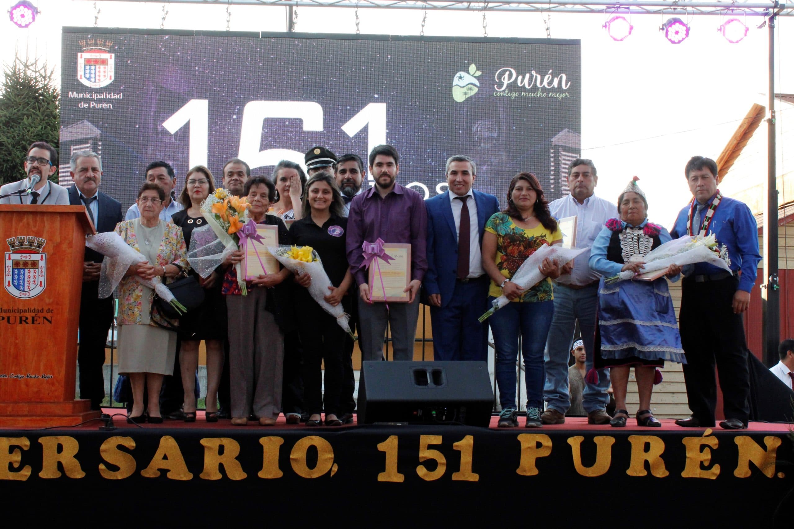 6 VECINOS DESTACADOS EN 151° ANIVERSARIO DE PURÉN
