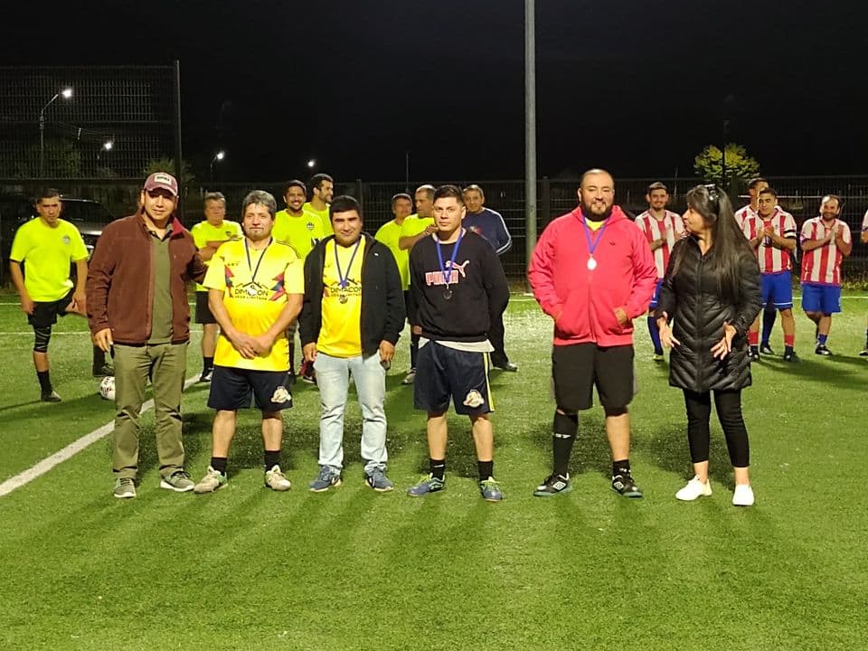 FINALIZÓ PRIMER CAMPEONATO DE FUTBOLITO LABORAL DESARROLLADO EN LA CANCHA DE LA VILLA CAUPOLICÁN