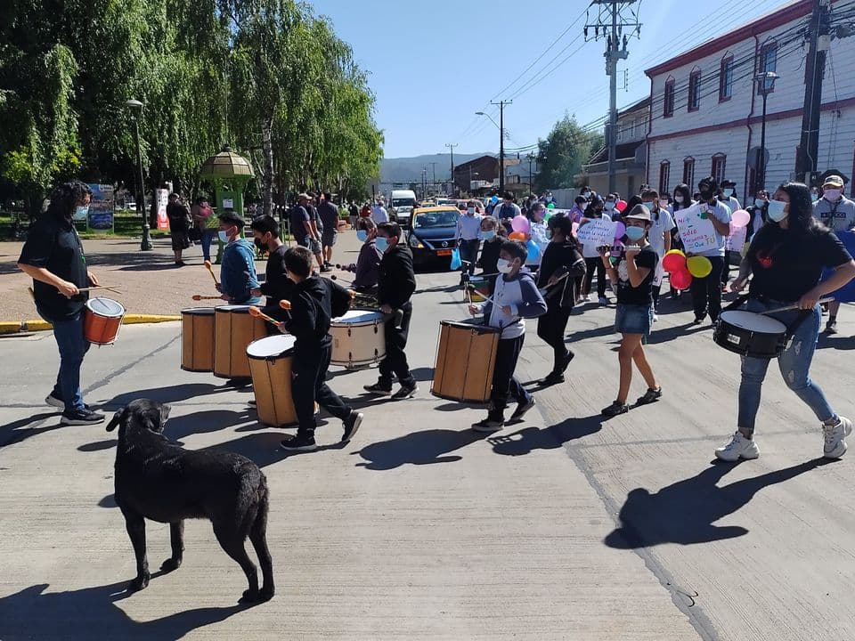 CELEBRAROn con marcha «DÍA INTERNACIONAL POR LA INCLUSIÓN», eN PURÉN.