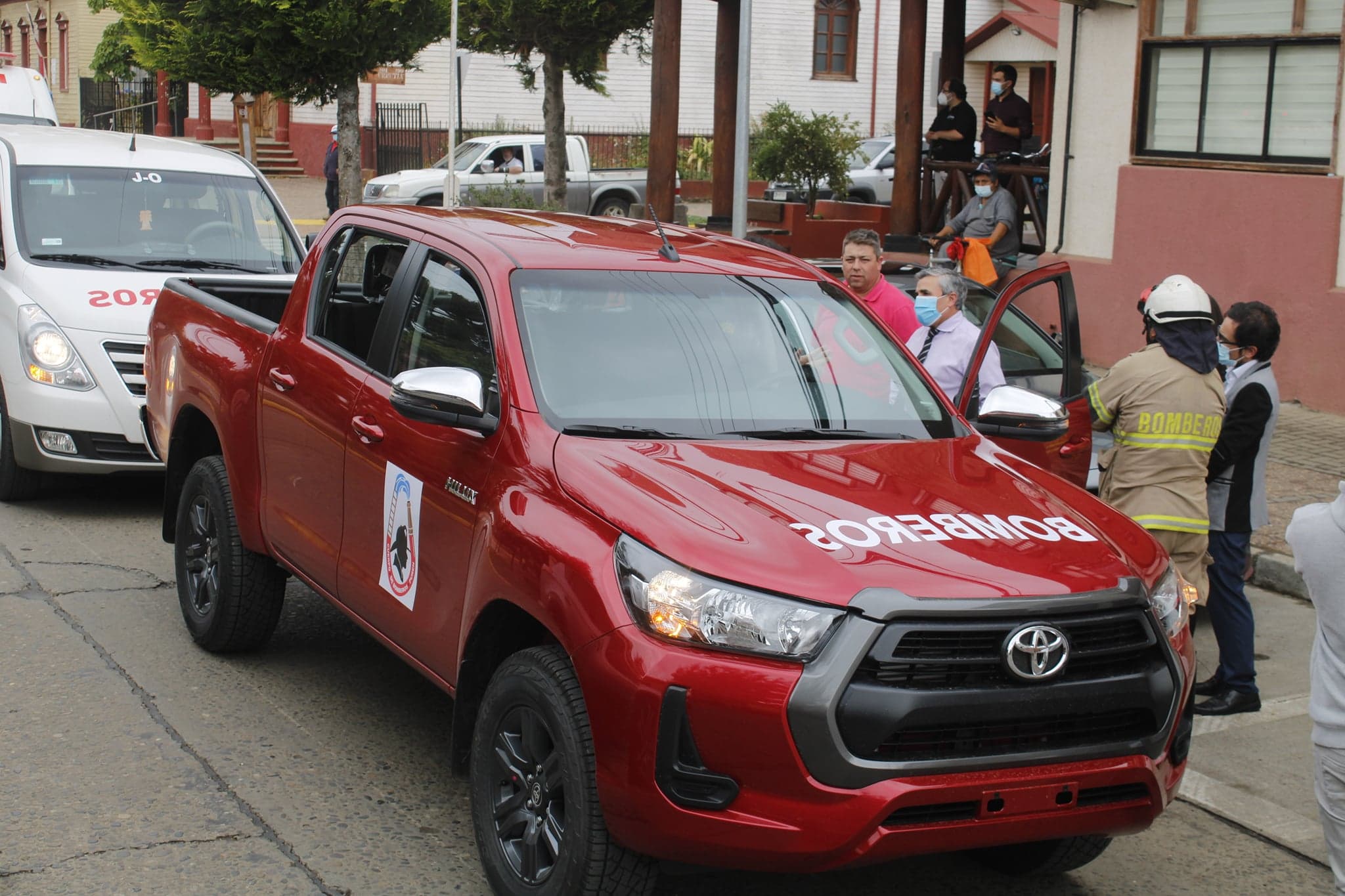 nueva camioneta para bomberos de purén