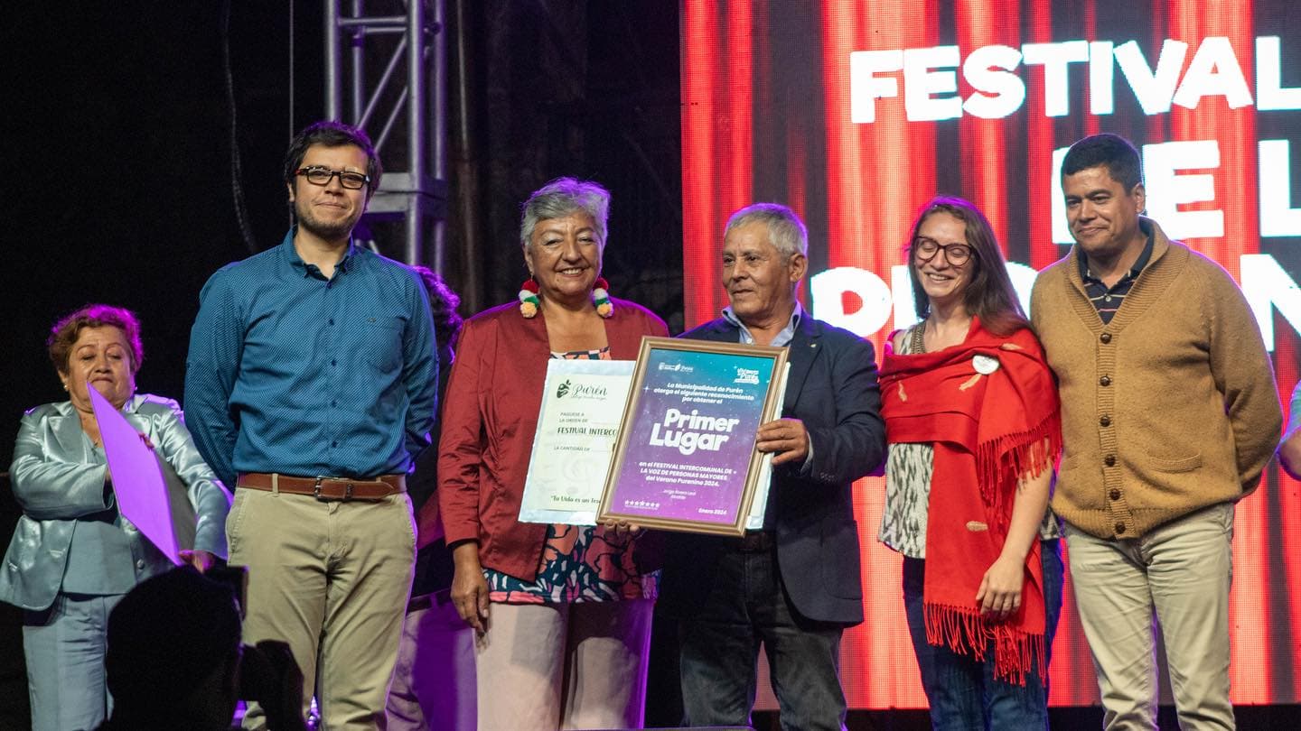 HILBERTO GARCÍA DE LOS SAUCES GANÓ EN FESTIVAL DE LA VOZ DEL ADULTO MAYOR, EN PURÉN