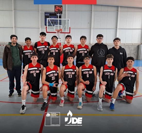 J. DEP- ESCOLARES IND.: LICEO BICENTENARIO DE PUREN A FINAL EN BÁSQ. MASC.U-17