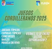 10 de enero: Se realizaron los JUEGOS CORDILLERANOS, en Purén
