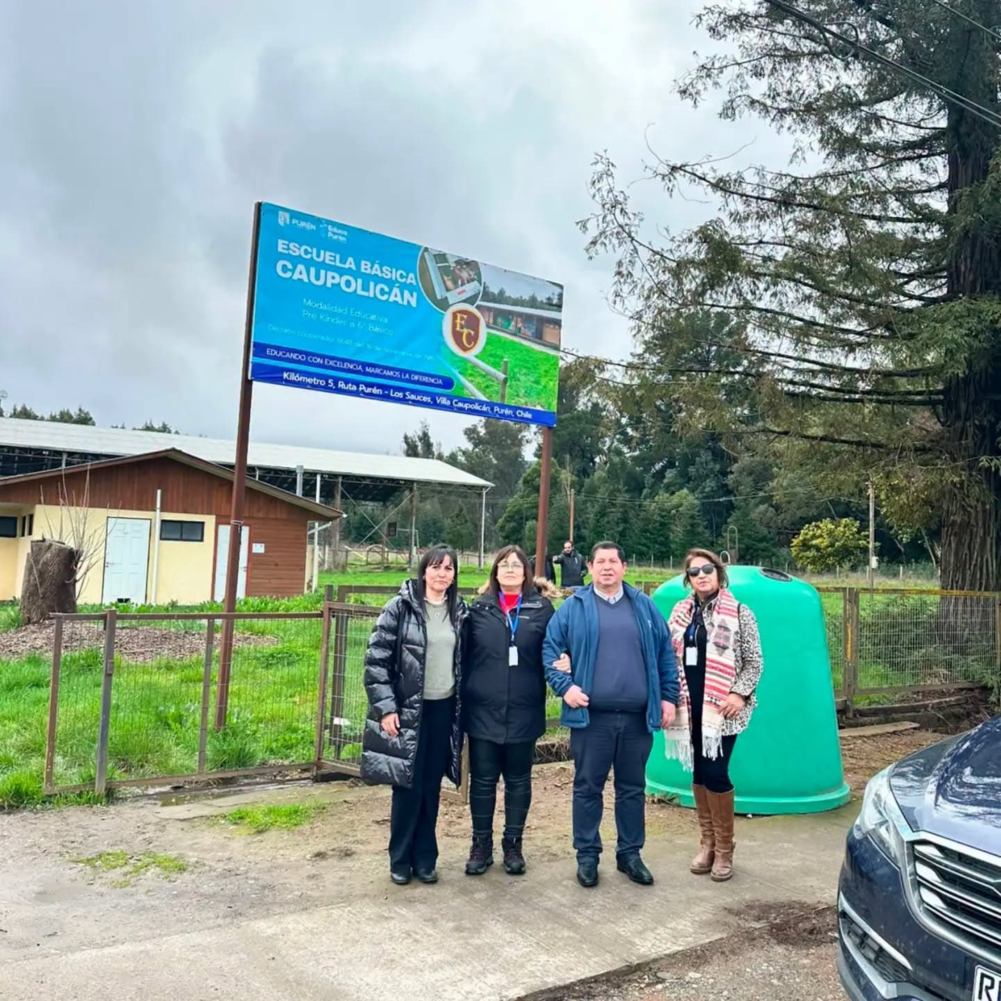 JEFA PROV. DE EDUC. DE MALLECO, VISITA PURÉN